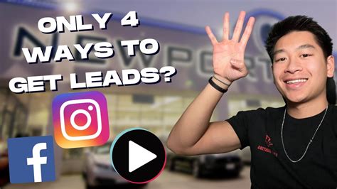 The 4 ways you can get leads in car sales online - YouTube