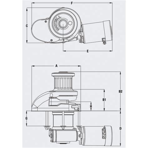 Maxwell RC12-10 Rope & Chain Windlass - Vertical | Fisheries Supply