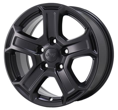 JEEP WRANGLER 2018 - 2021 SATIN BLACK Factory OEM Wheel Rim (Not ...