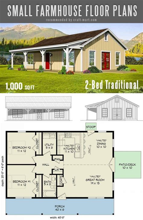 Small farmhouse plans for building a home of your dreams | Small ...