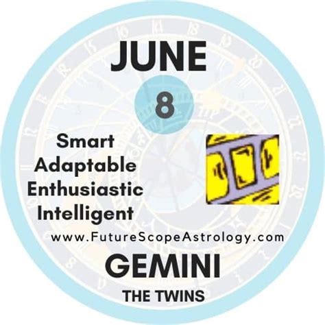 June 8 Zodiac (Gemini) Birthday: Personality, Zodiac Sign, Compatibility, Ruling Planet, Element ...