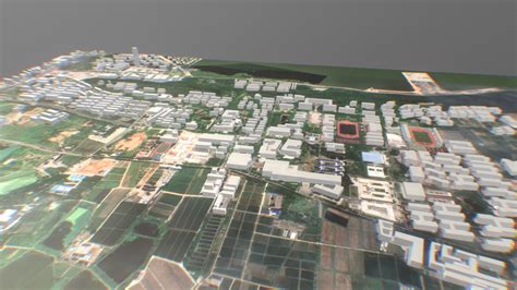 Huazhong Agricultural University Campus - Download Free 3D model by ...