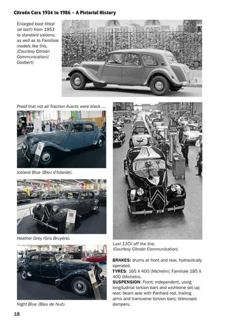 Citroën Cars 1934 to 1986 A Pictorial History - Frenky Autodokumentatie