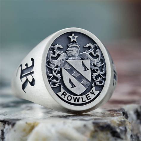 Custom Family Crest Rings | Design Your Own Coat of Arms Ring ...