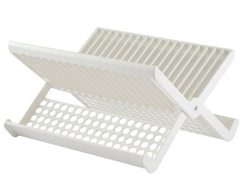 Hutzler Plastic Folding 2 Tier Dish Rack & Reviews | Wayfair