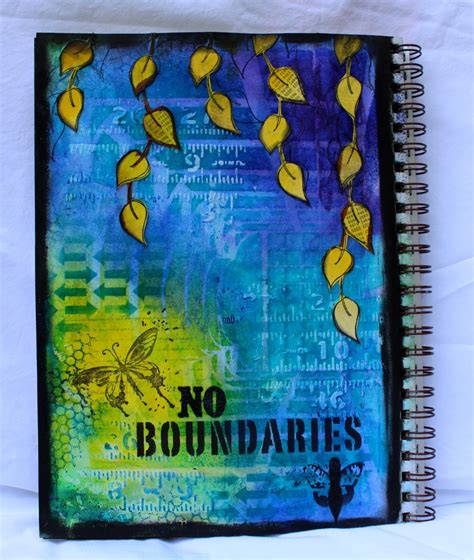 How to make simple art journal cover ideas designs Art Journaling ...