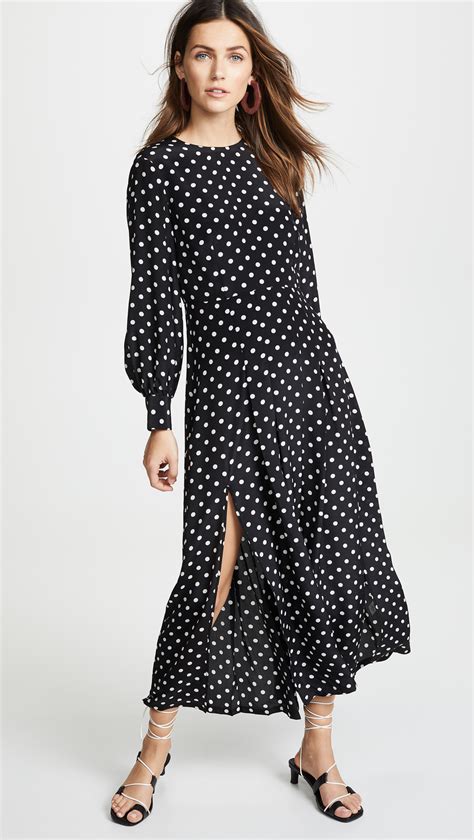 polka-dot-dress-black-white