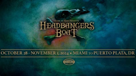 Headbangers Boat 2024 Lineup & Tickets - Oct 28 - Nov 1, 2024