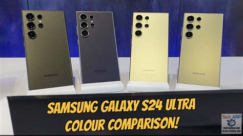 Samsung Galaxy S24 Ultra : All 4 Colours Compared! | Tech ARP