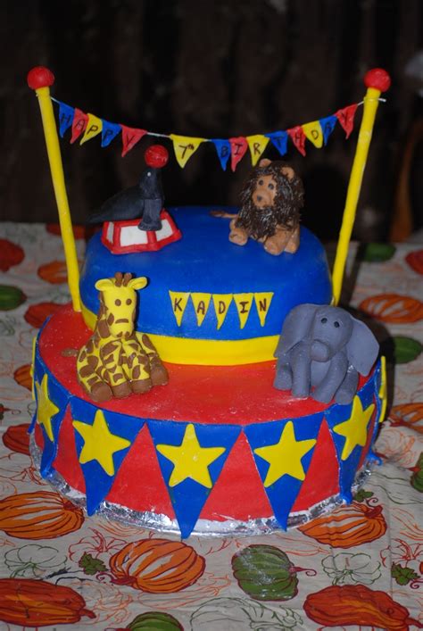 Circus Carnival Birthday Cake - CakeCentral.com