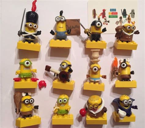 Mega Bloks Despicable Me Minions Series 3 - Complete Set Lot of 12 Mystery Rare | #1820055459