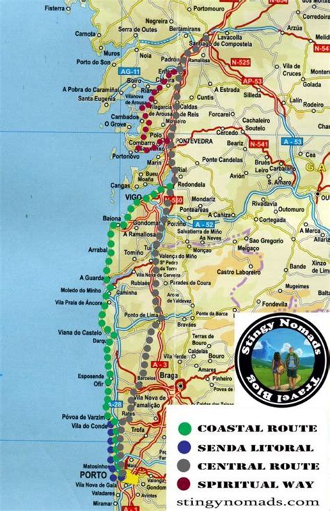 The Portuguese Camino de Santiago - a 2023 guide & stages | Camino de ...