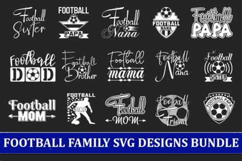 20 Football Family Quotes Designs Bundle Graphic by CreativeDesigner ...