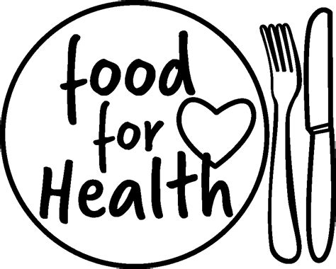 Healthy Food Clipart Black And White Transparent - Healthy Food Clipart ...