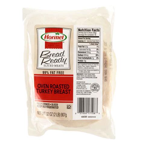 HORMEL™ BREAD READY™ Oven Roasted Turkey, Sliced, 0.5 oz slices - Hormel Foodservice ...