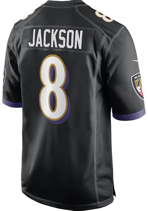 Lamar Jackson Baltimore Ravens Alternate Game Jersey - BLACK