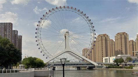 Tianjin Eye Ferris wheel wallpaper - backiee