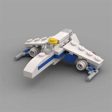 LEGO MOC Micro E wing by 42legorainbows | Rebrickable - Build with LEGO