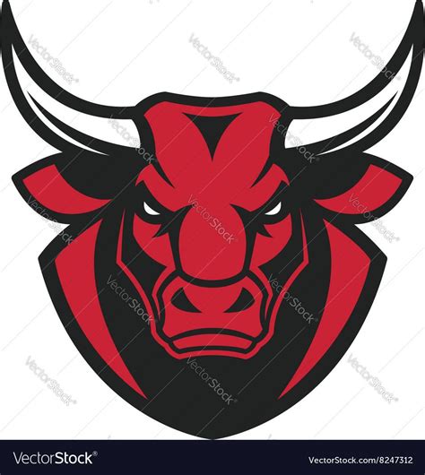 The head of a ferocious bull Vector Image by Andrey1005 | Graphic ...