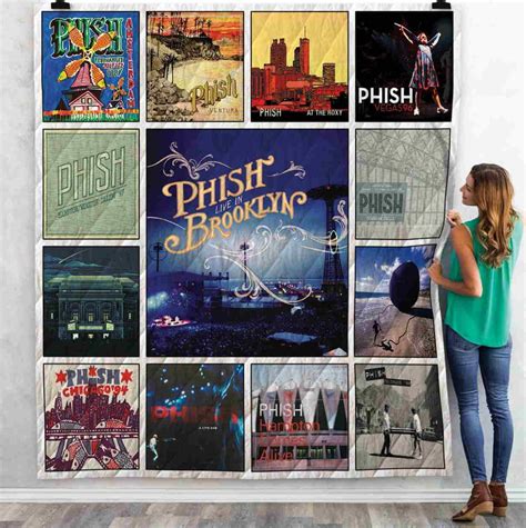 Phish Live Albums Quilt Blanket