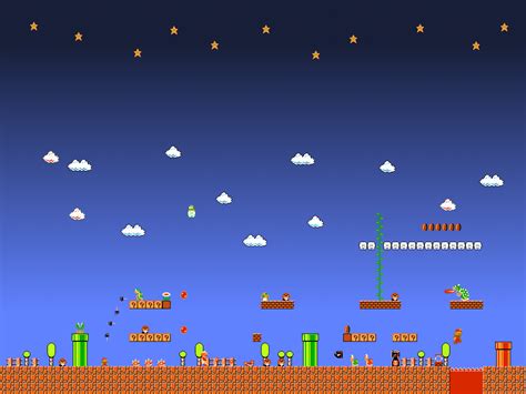 Super Mario Pixel Backgrounds - Wallpaper Cave