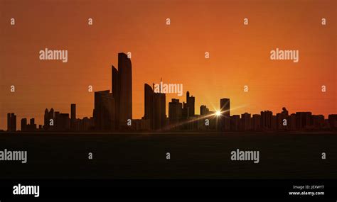 Abu Dhabi Skyline Stock Photo - Alamy