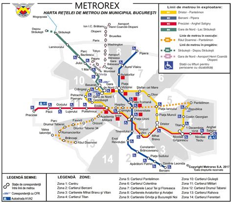 Harta Metrou Bucuresti