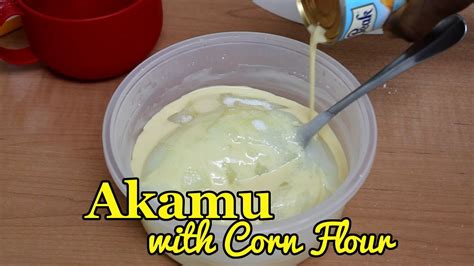 How to make Akamu/Ogi with Corn Flour (Corn Starch) | Flo Chinyere ...