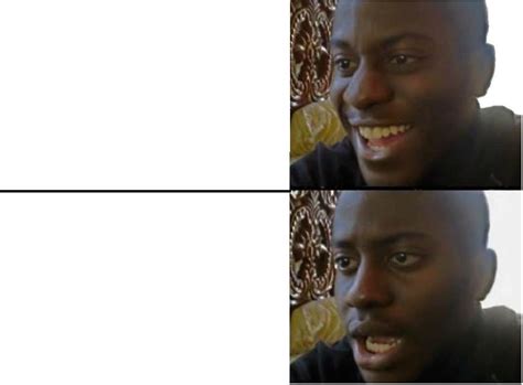 Sad Black Man Blank Template - Imgflip