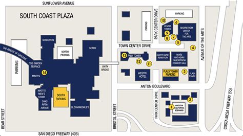 South Coast Plaza Store Map - Maping Resources