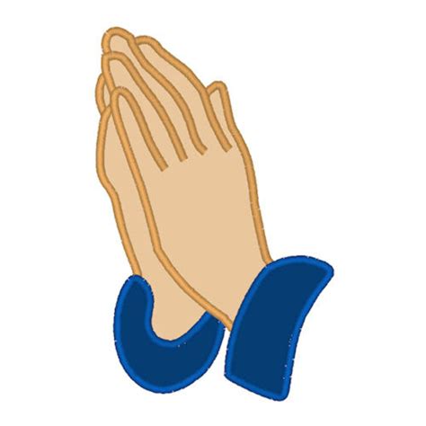 Download High Quality praying hands clipart blue Transparent PNG Images ...