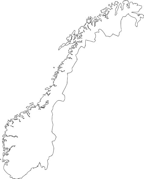 SVG > norway map country - Free SVG Image & Icon. | SVG Silh