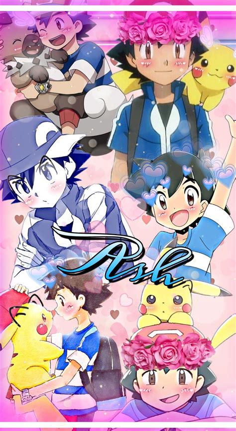 Aww... my love Ash Ketchum, my heart king.... 💋💘 💓💕💖💗💝💞 | Pokemon personajes, Pantallas para ...