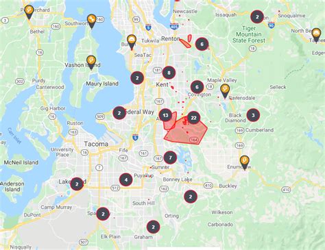 Puget Sound Energy Power Outage Map