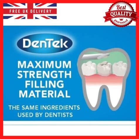 Dentek Strong Teeth Tooth Repair Temporary Dental Cement Cavity Filling Kit Home | eBay