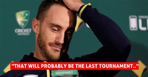 Faf du Plessis Shares His Retirement Plans