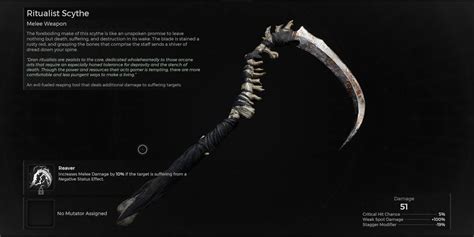 Remnant 2: Scythe Blade & Hilt Guide (How to Get Ritualist Scythe)