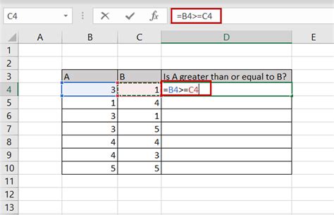 How To Type Greater Than Or Equal To In Excel | SpreadCheaters