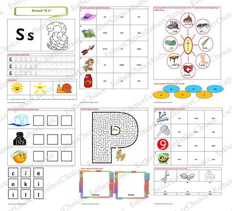 Jolly Phonics Group 1 Activity Worksheets - Etsy