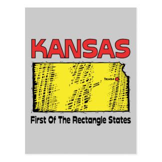 Kansas State Motto Postcards | Zazzle