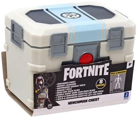 Fortnite Build Grotto Henchman Chest Rocket Launcher & More Loot Crate (Includes Left Arm & Left ...