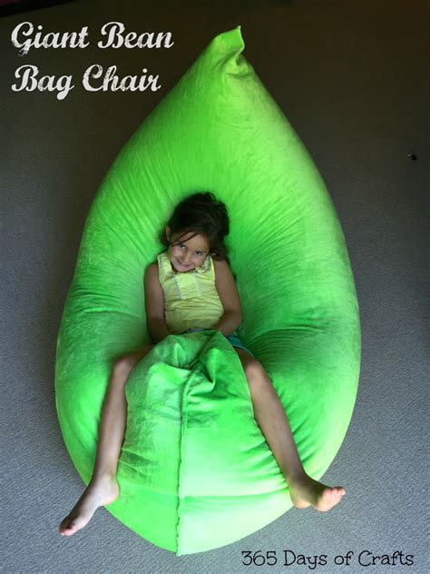 Make a Fatboy Inspired bean bag chair - 365 Days of Crafts