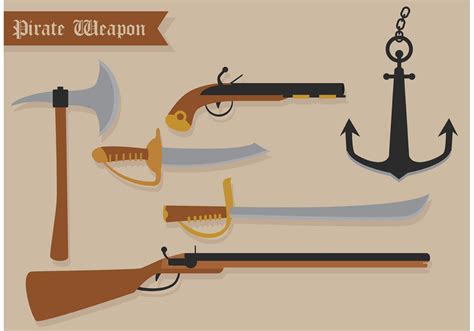 Pirate Vector Weapons 87582 Vector Art at Vecteezy