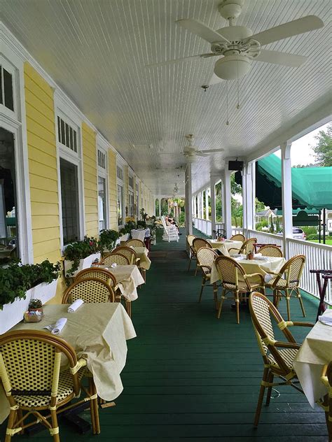 Dining At Lakeside Inn Photograph by Denise Mazzocco - Fine Art America