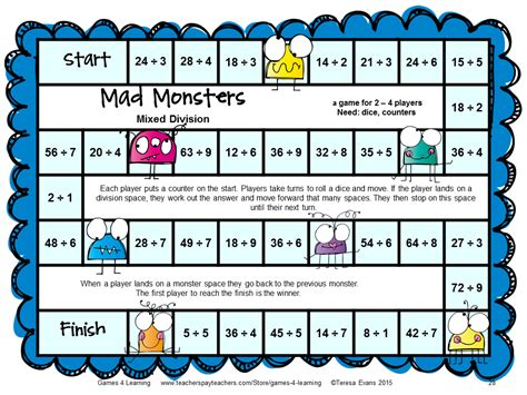 Printable Multiplication Board Games | Printable Multiplication Flash Cards