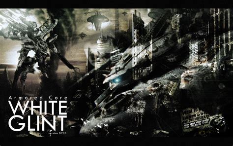 Armored Core WHITE GLINT wallpaper - DC23 - Digital Art