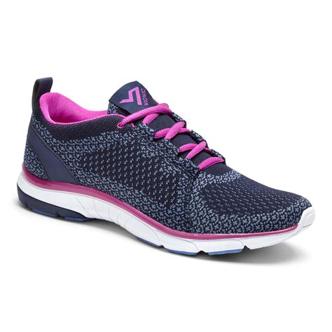 Vionic with Orthaheel Technology Women's Flex Sierra Athletic Shoe - Navy Multi