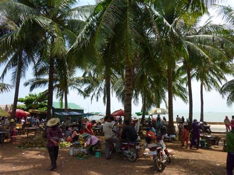 The Crab Market on the Sea in Kep, Cambodia