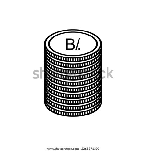 Panama Currency Symbol Panamanian Balboa Icon Stock Vector (Royalty ...