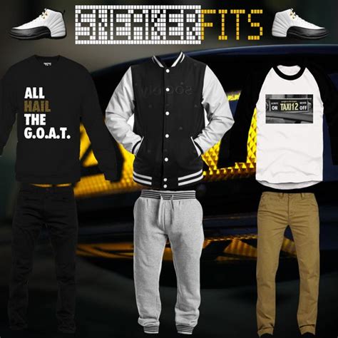 What To Wear With The Air Jordan 12 Taxi - SneakerFits | Streetwear men ...